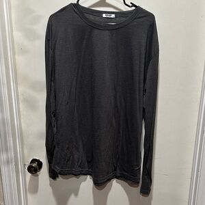 Everlane Charcoal Long Sleeve Men's Shirt